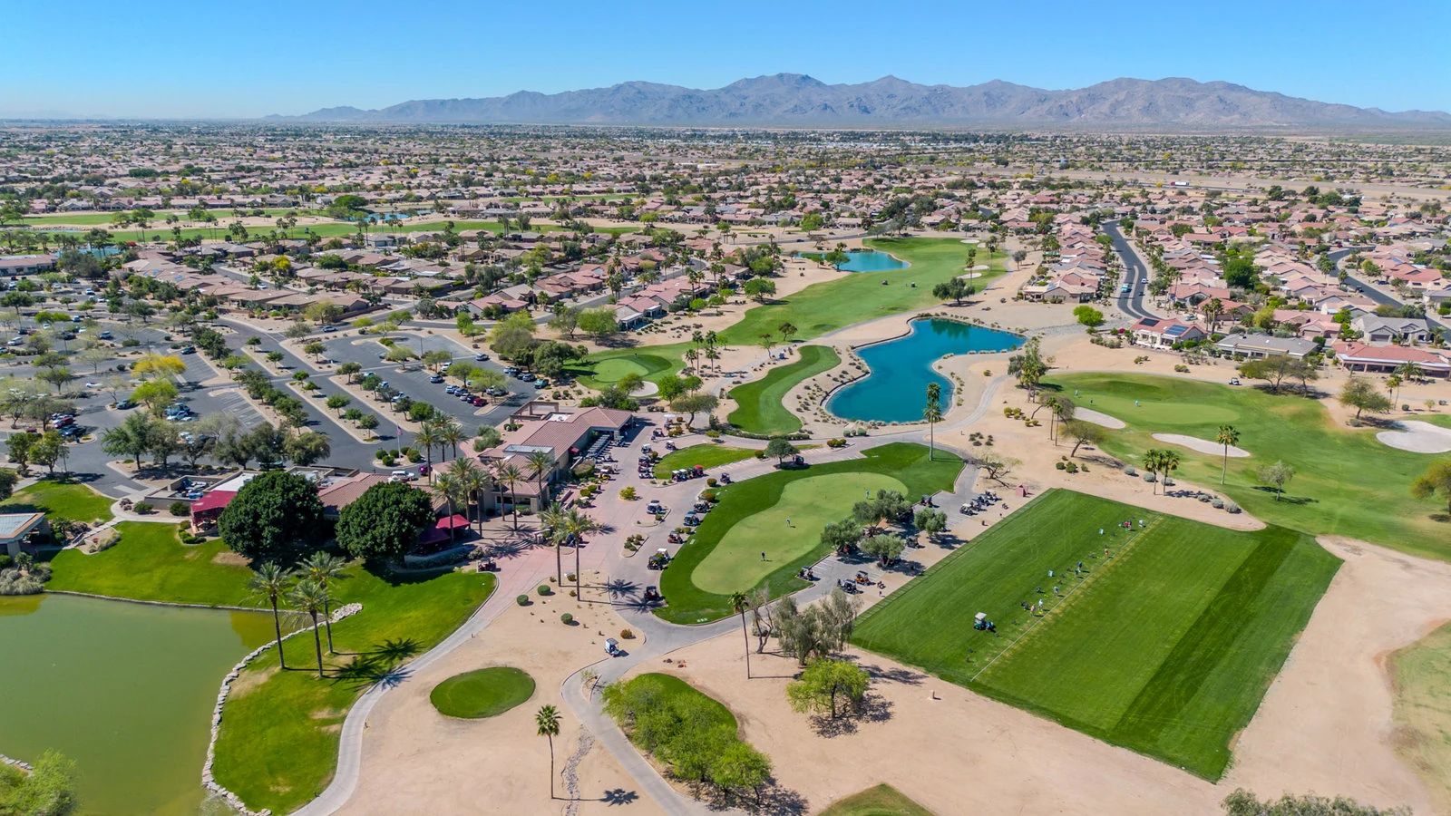 Aerial drone photography, Surprise AZ