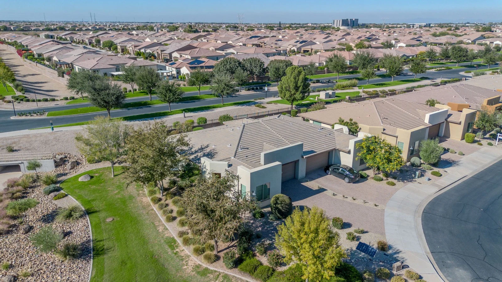 Aerial drone real estate photography San Tan Valley AZ | The Listing Bees