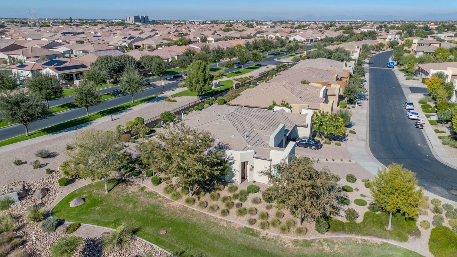 Aerial drone real estate photography San Tan Valley AZ | The Listing Bees