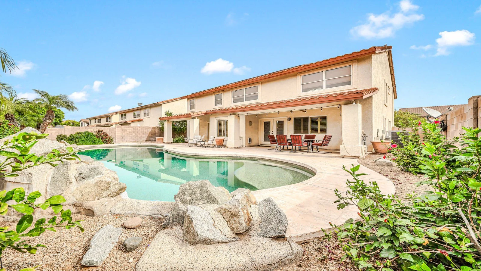 Glendale house backyard pool patio real estate photography Glendale AZ | The Listing Bees