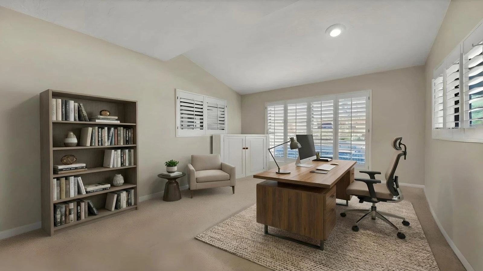 Home office real estate photography Rio Verde AZ | The Listing Bees