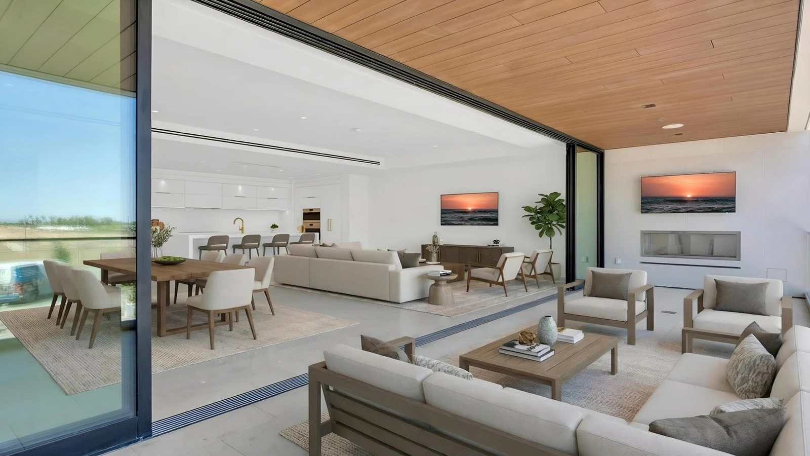 Indoor outdoor living real estate photography Paradise Valley AZ | The Listing Bees