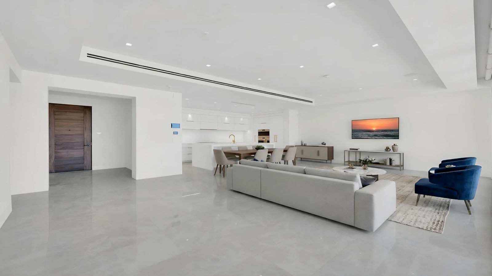 Living room interior real estate photography Paradise Valley AZ | The Listing Bees