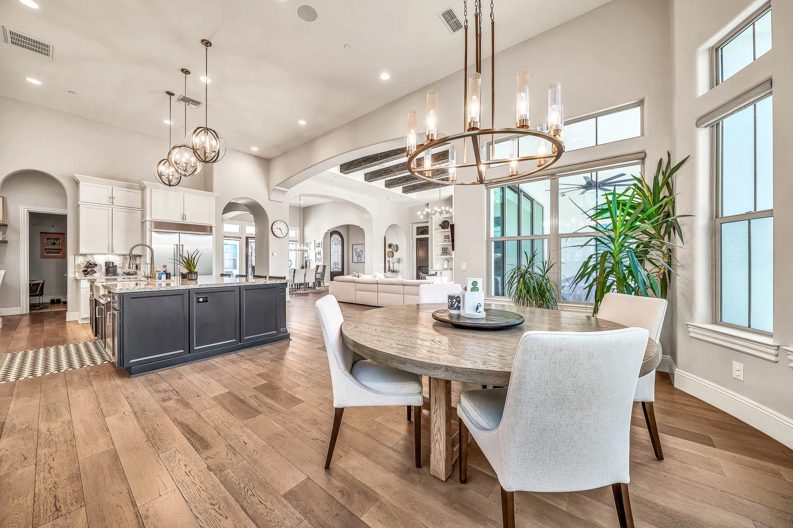 Modern open-concept kitchen dining area Cave Creek real estate photography Cave Creek AZ | The Listing Bees