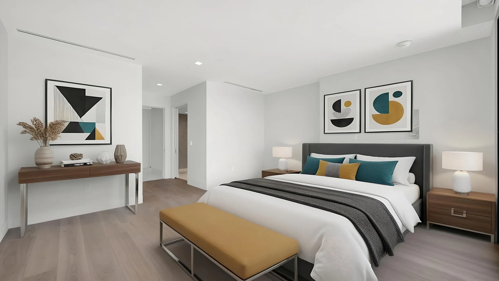 Luxury bedroom real estate photography Paradise Valley AZ | The Listing Bees