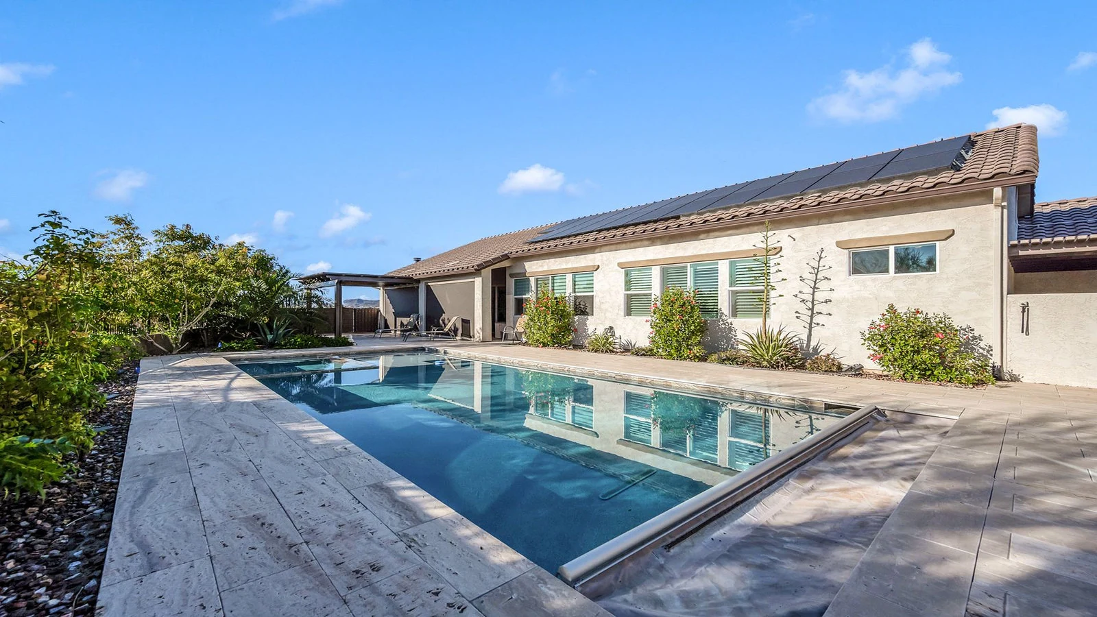 Modern pool home, San Tan Valley real estate photography