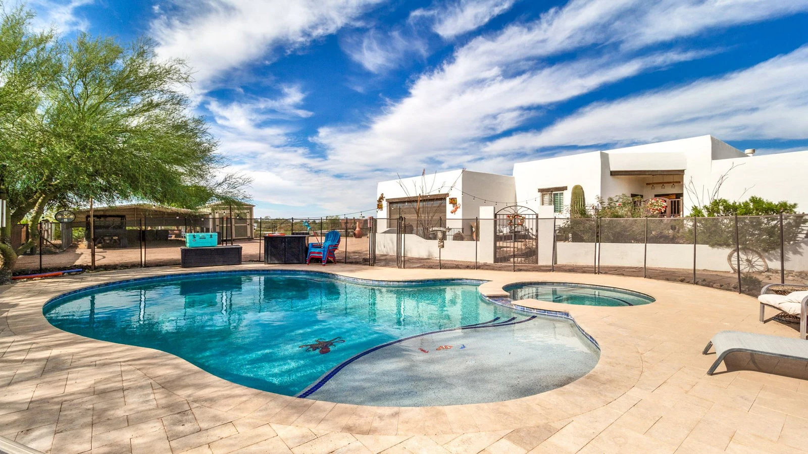 Modern Apache Junction home with pool and spa