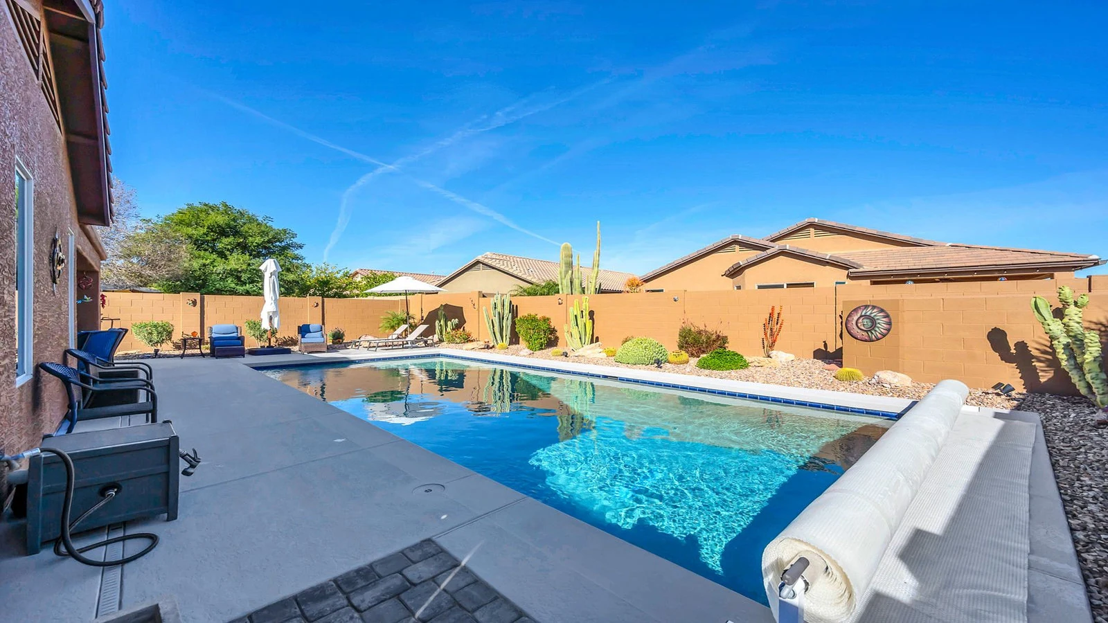 Real estate photography, Chandler, AZ, The Listing Bees, Exterior, backyard, pool
