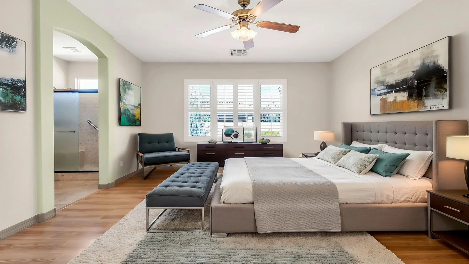 Real estate photography, Chandler, AZ, The Listing Bees, Interior, bedroom, virtual staging